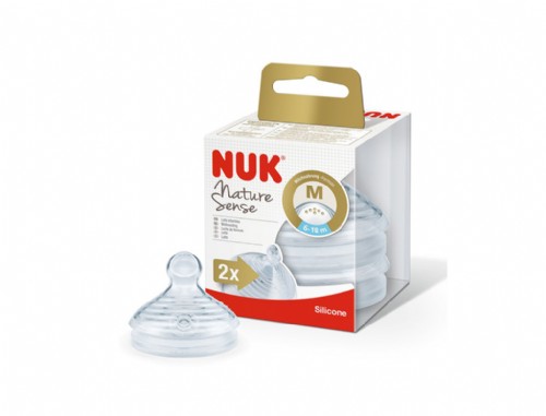 Nuk® Nature Sense Tetina Silicona T.M 6-18 Meses 2U